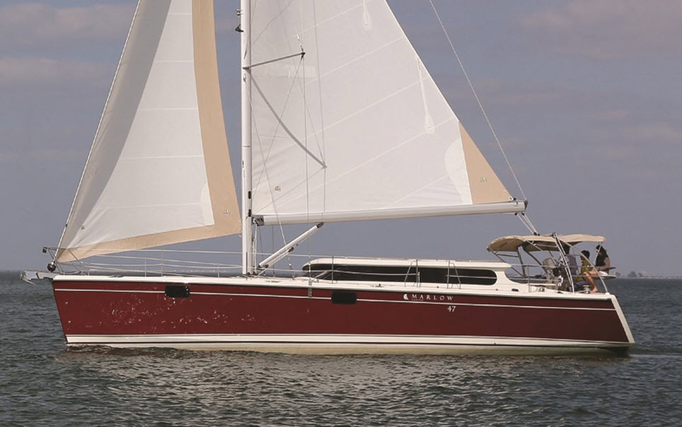 2016 Marlow Hunter Marlow Hunter 47 Furling mainsail
