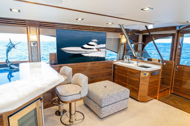 2023 Viking Yachts 90 Enclosed Bridge